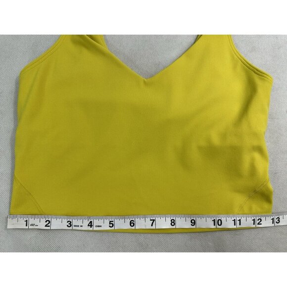 Lululemon Align Tank Top Yellow Women's 6 EUC - Picture 5 of 6
